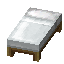 white bed