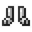 silver boots