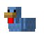light blue chicken