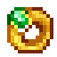 emerald stoneplate ring